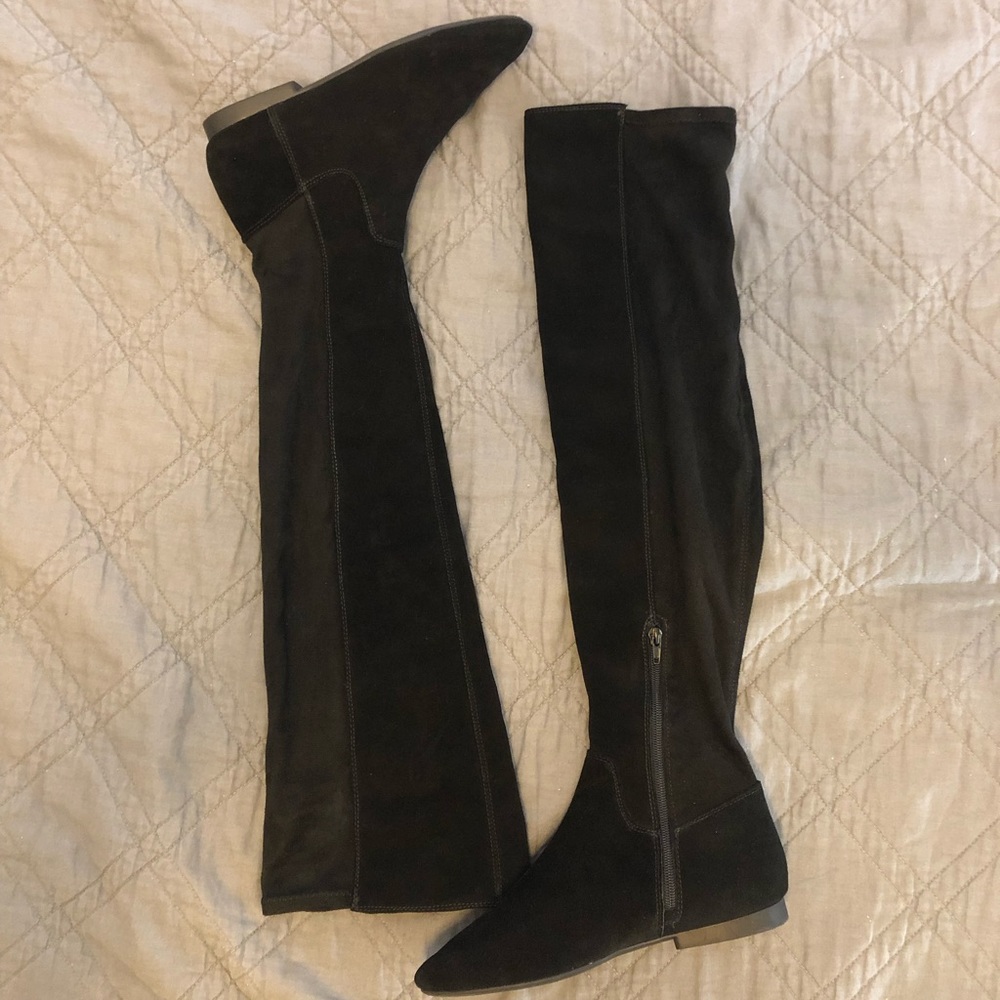 Lucky Brand thigh high suede boots
